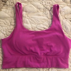 Ethos Twist and Turn Neon Pink Sports Bra Size L